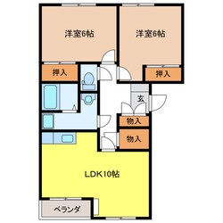 サザンウインドの物件間取画像